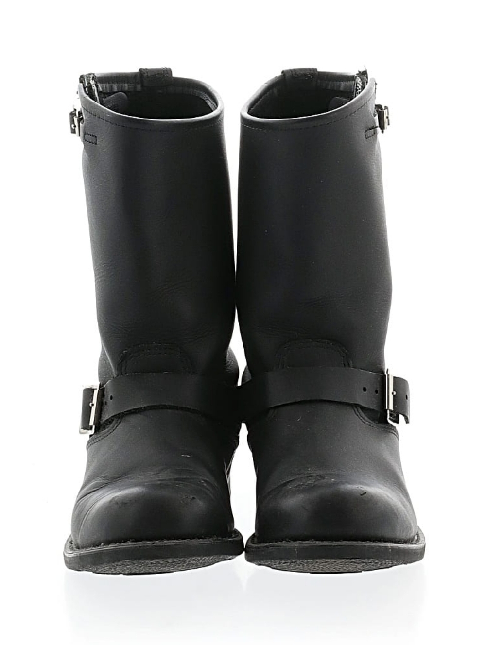 Frye Engineer 12R Black Leather Short Boots US 9.5 M - Picture 4 of 4
